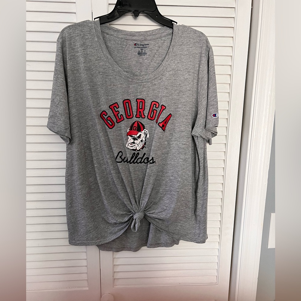 Women’s Georgia Bulldog short sleeve shirt size 2X
